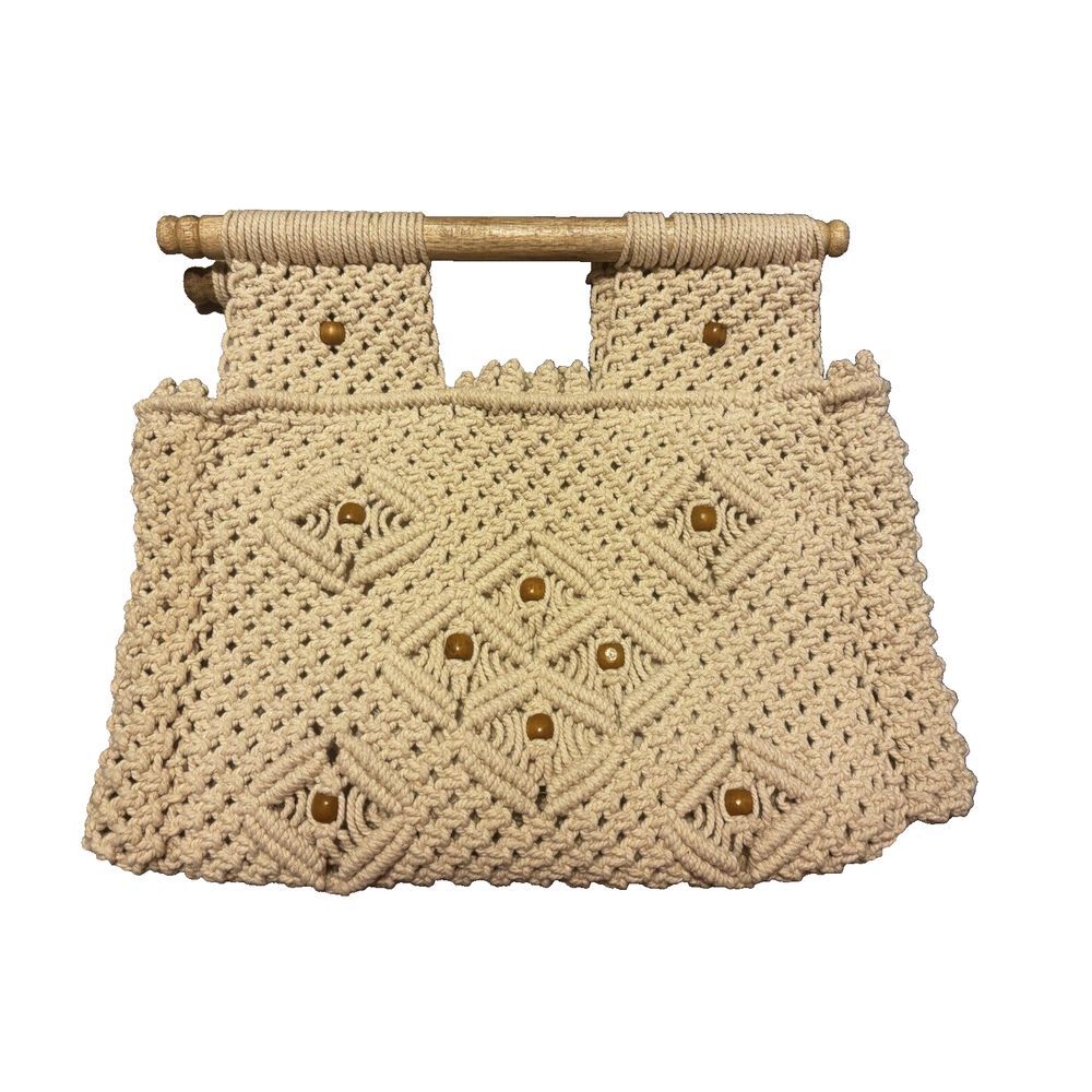 VIRGINIA WOLF Sadie Macrame Bag - Price $68